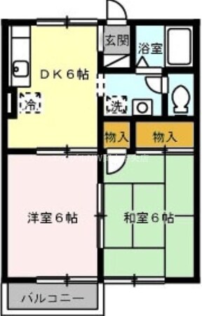 サンライズ千鳥の物件間取画像